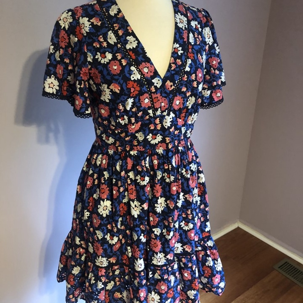 Kate Spade Floral Eyelet Dress